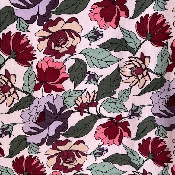 Matilda Jane Dusk‎ Or Dawn Floral Polka Dot Print Peasant Style Blouse - Picture 2 of 13